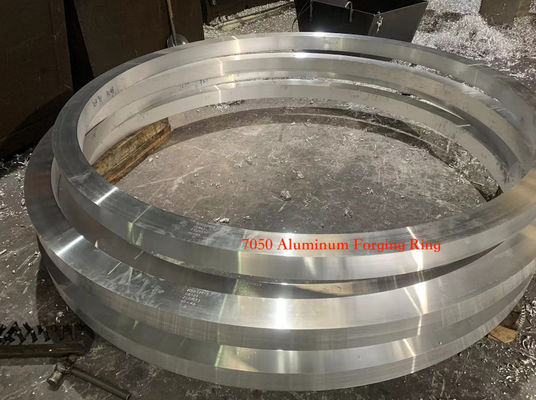 7050 T6 A97050 AlZn6CuMgZr A7050 EN AW-7050 Anillos forjados de gran tamaño